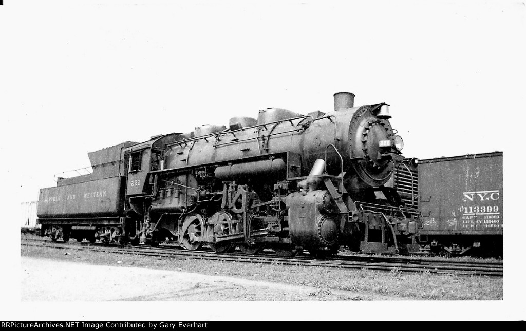 NW 0-8-0 #222, Norfolk & Western